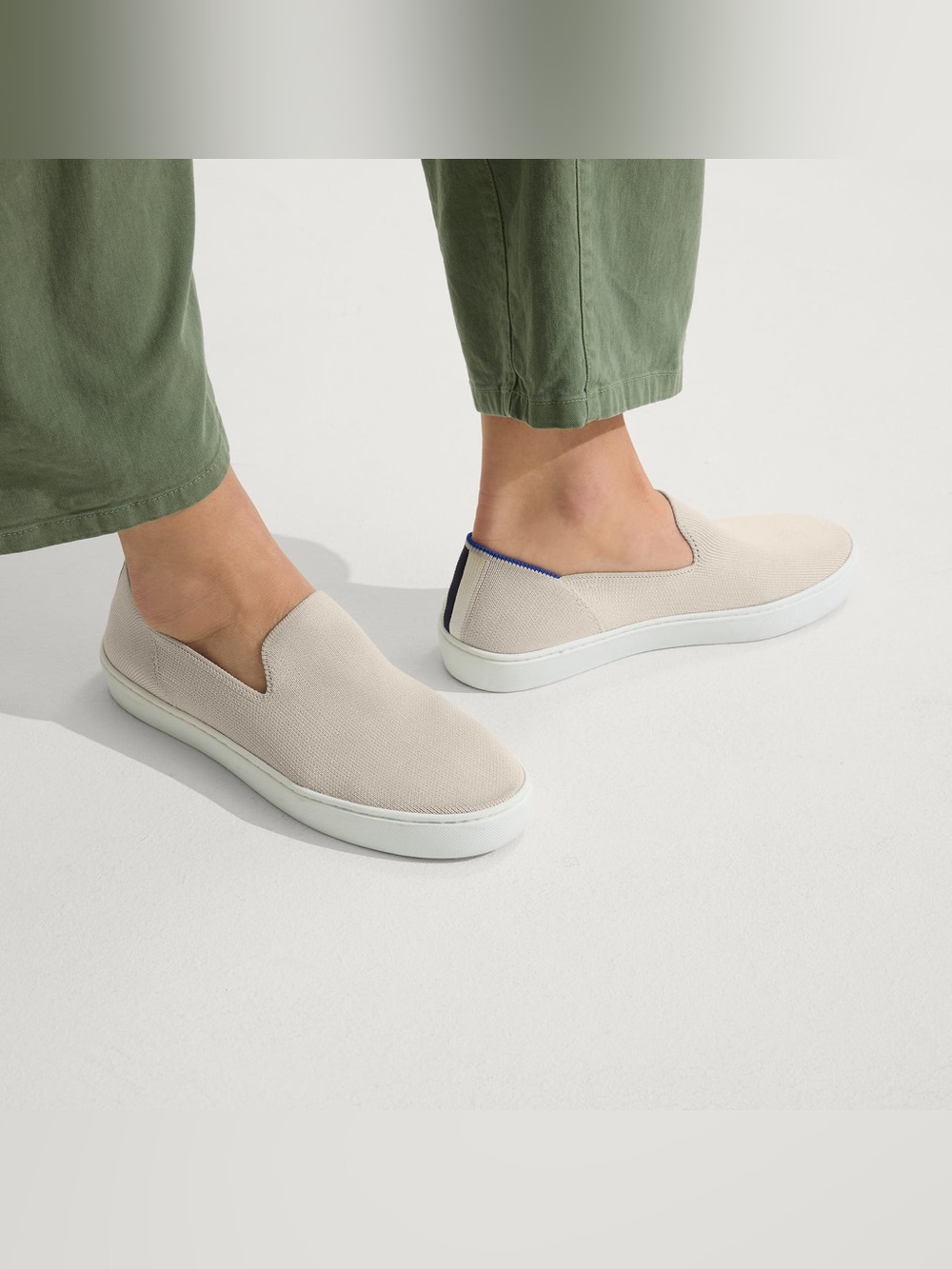 Rothy’s the Original Slip On Sneakers in Sand